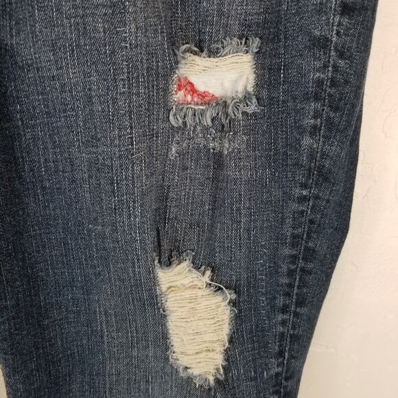 Silver Jeans Distressed Sam Boyfriend Jeans Size 29 - Picture 5 of 9